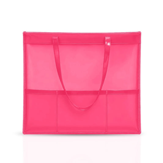 Neon Pink Waterproof Tote