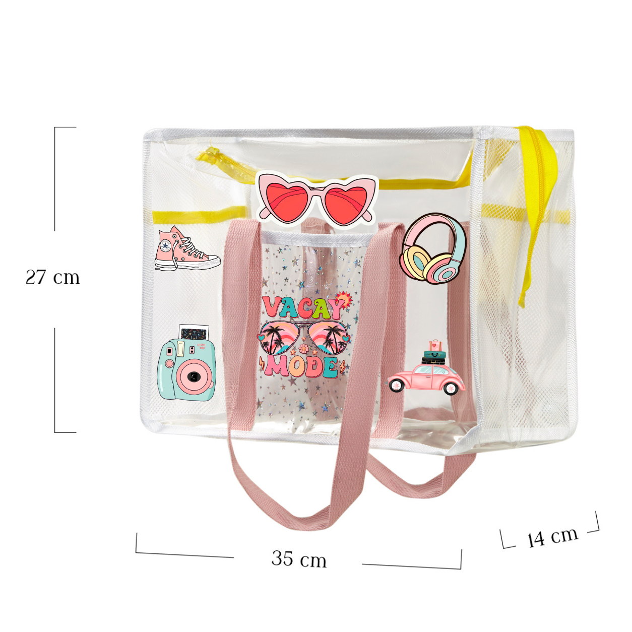Blush Pink Waterproof Tote - Vacay Mode