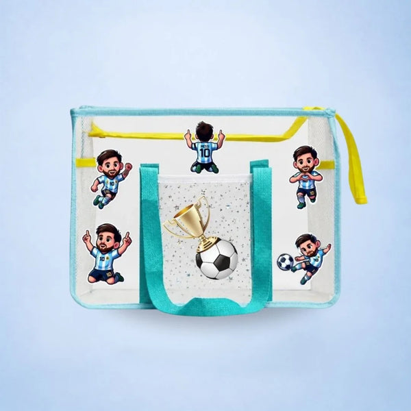 Ocean Blue Waterproof Tote - Football