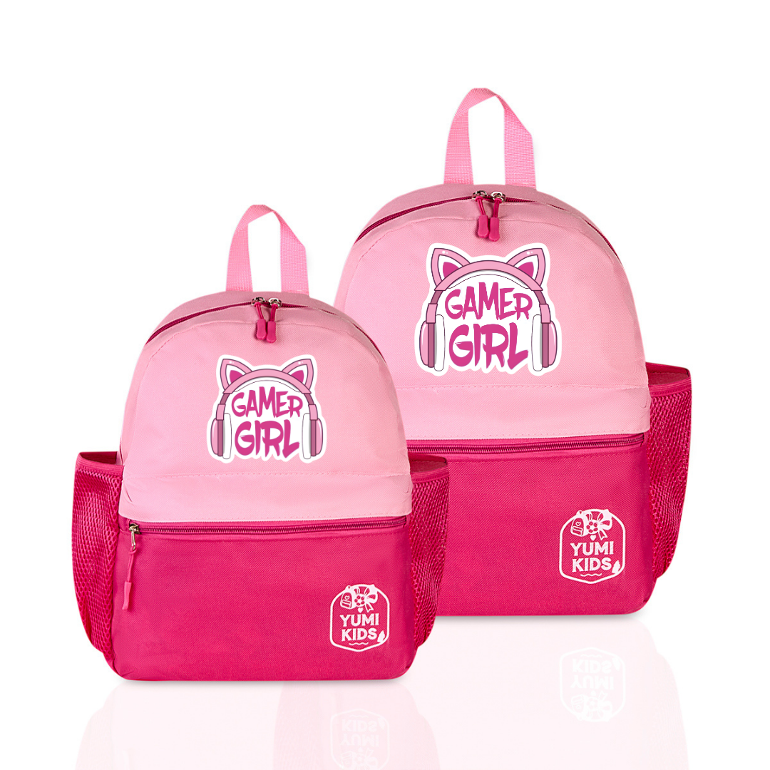 Gamer Girl - Pink Candy Pop School Backpack