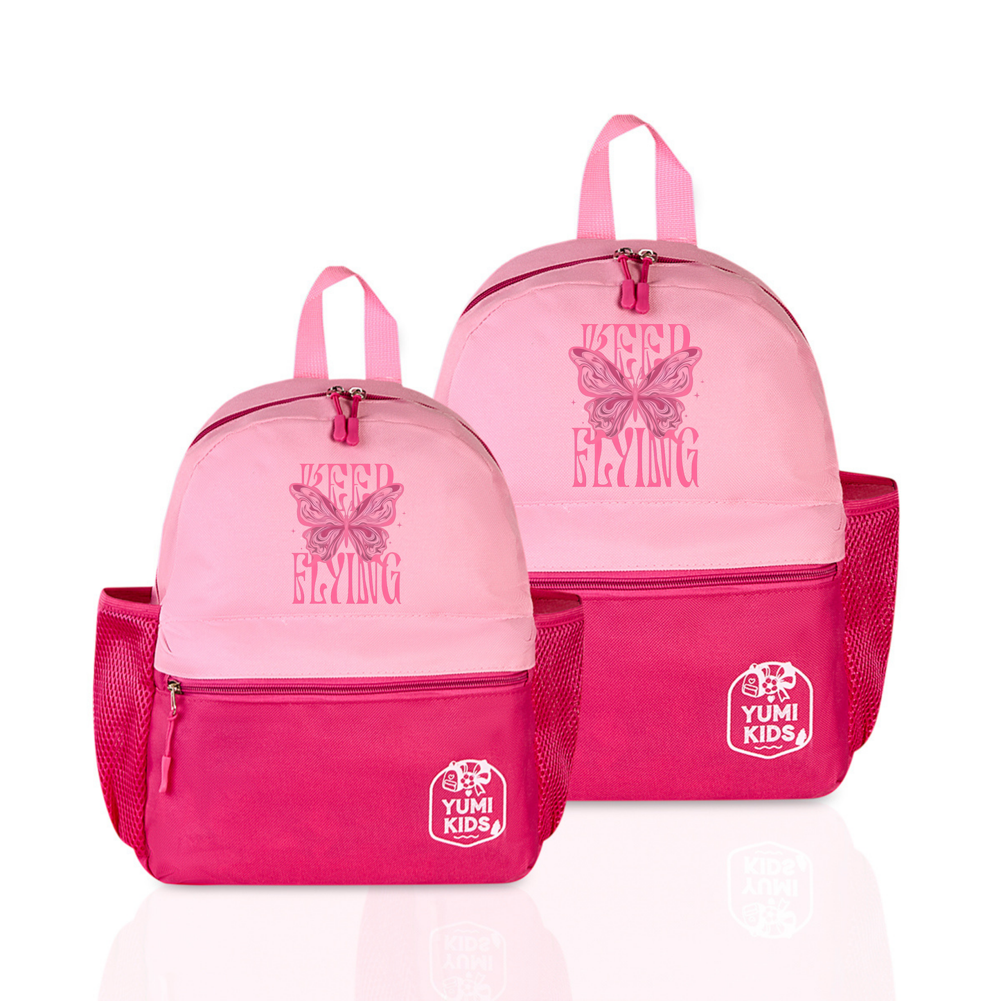 Keep Flying - Pink Candy Pop School Backpack