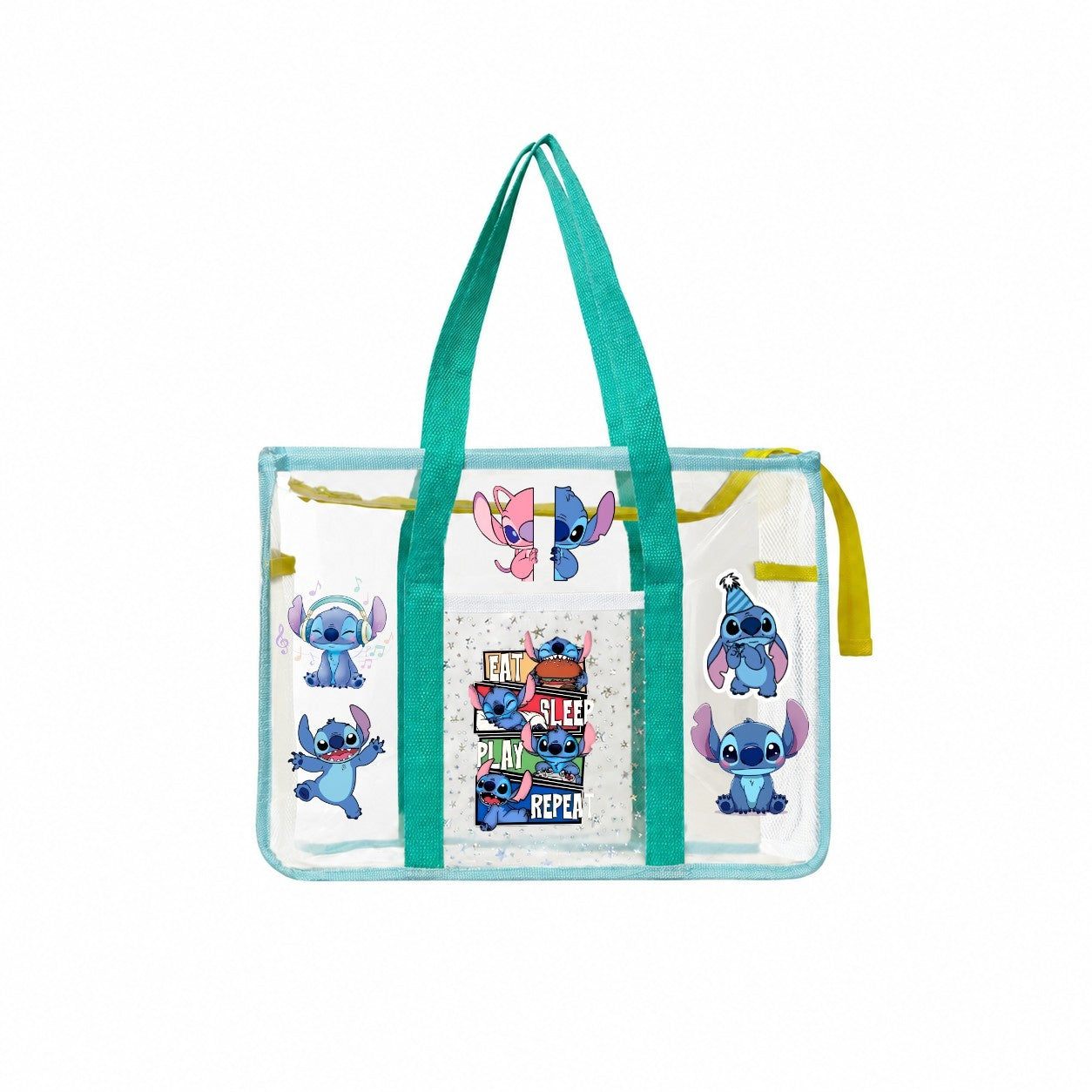 Ocean Blue Waterproof Tote - Lilo & Stitch