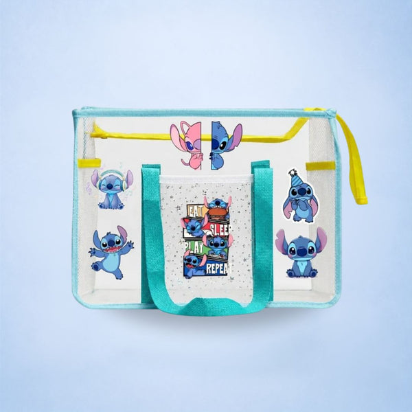 Ocean Blue Waterproof Tote - Lilo & Stitch