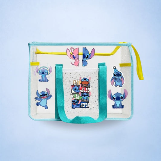 Ocean Blue Waterproof Tote - Lilo & Stitch