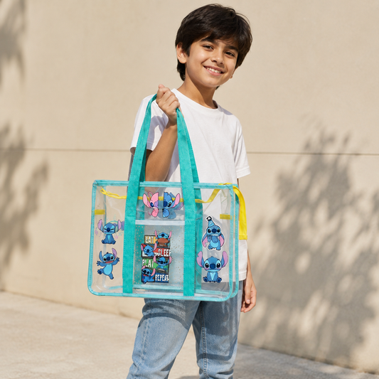 Ocean Blue Waterproof Tote - Lilo & Stitch