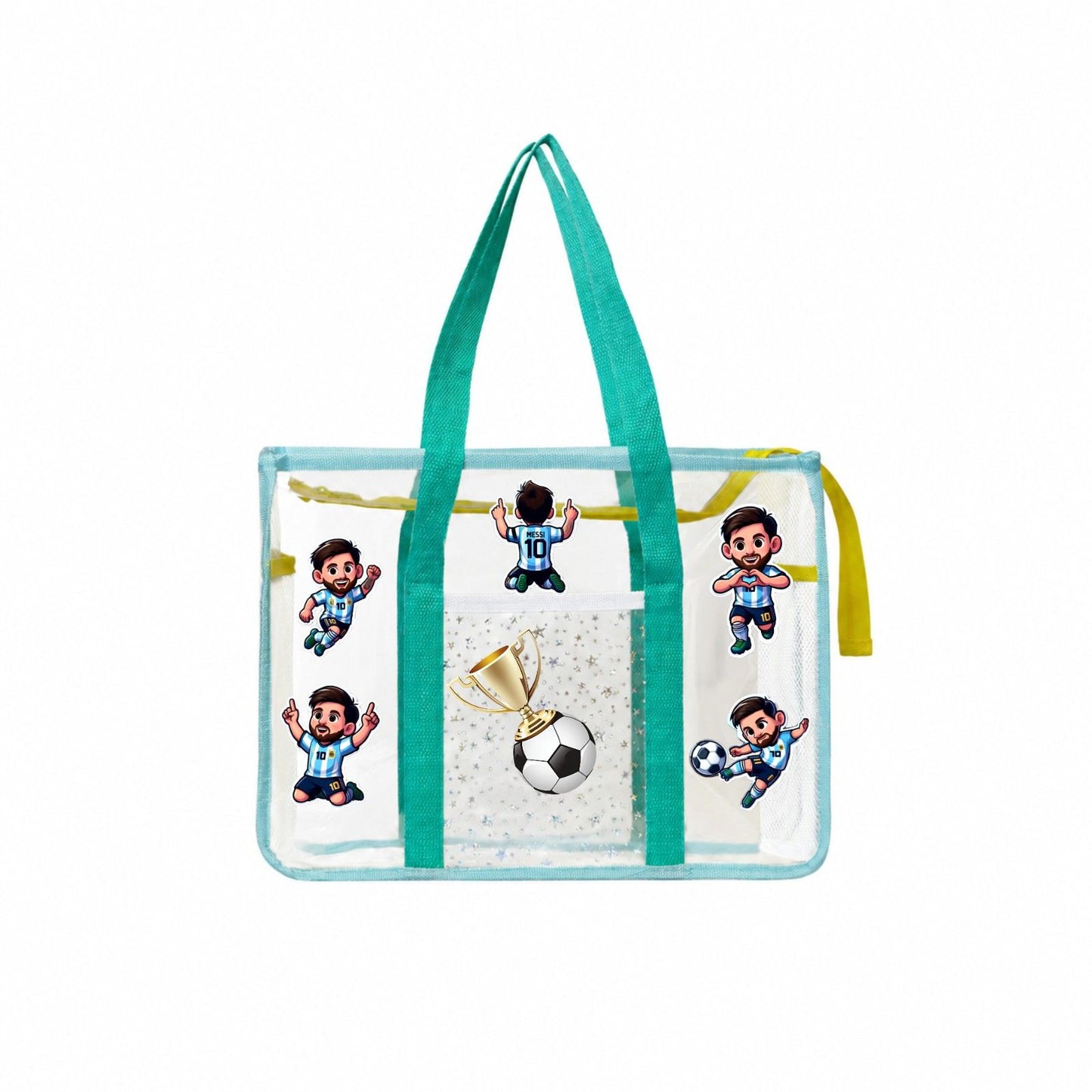 Ocean Blue Waterproof Tote - Football