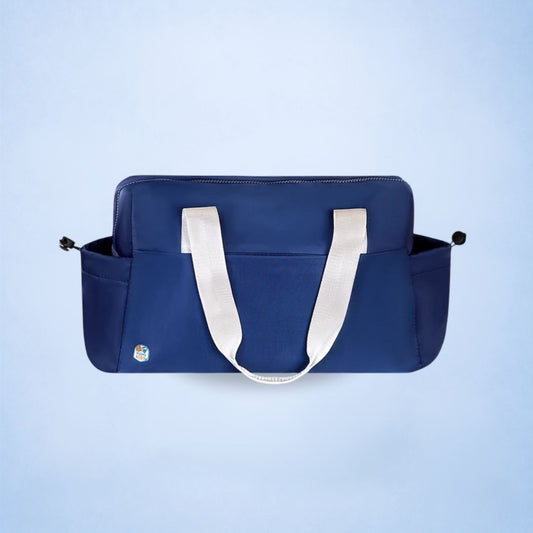 Navy Kids Sports Mesh Duffles
