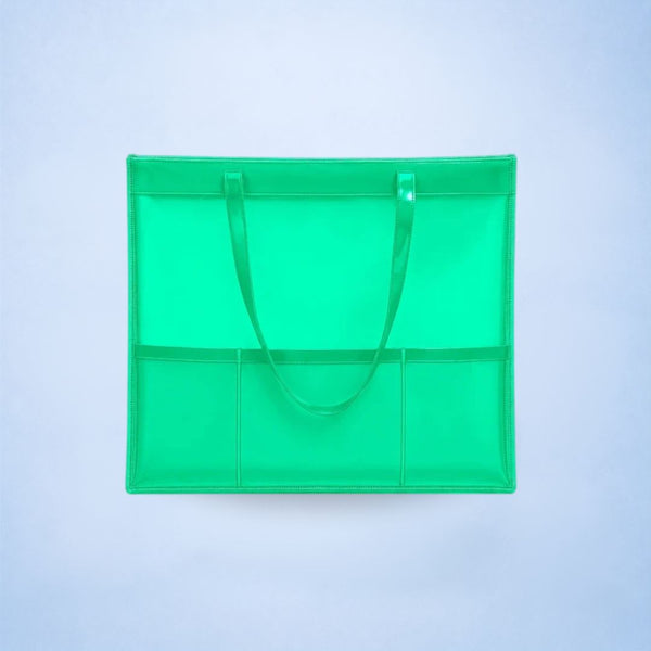 Neon Green Waterproof Tote
