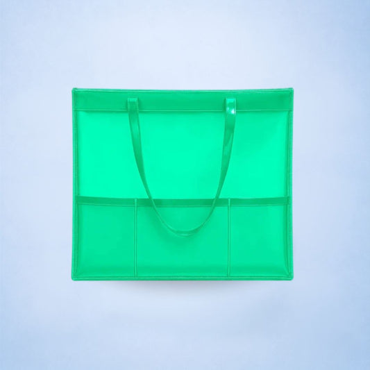 Neon Green Waterproof Tote