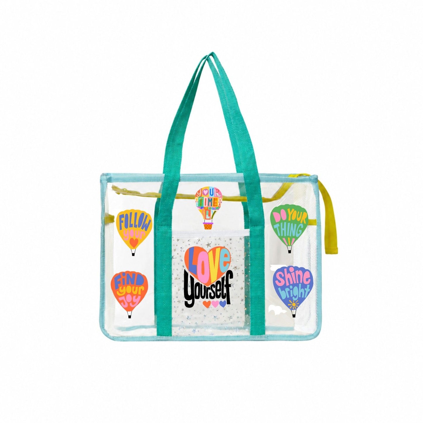 Ocean Blue Waterproof Tote - Affirmations