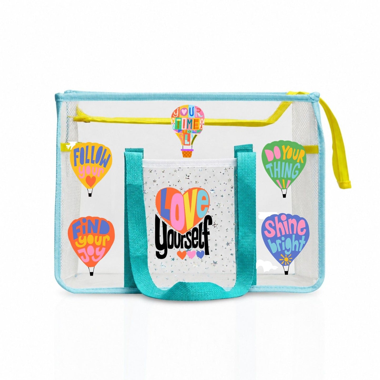 Ocean Blue Waterproof Tote - Affirmations