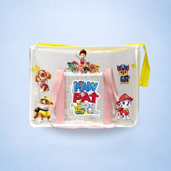 Blush Pink Waterproof Tote - Paw Patrol