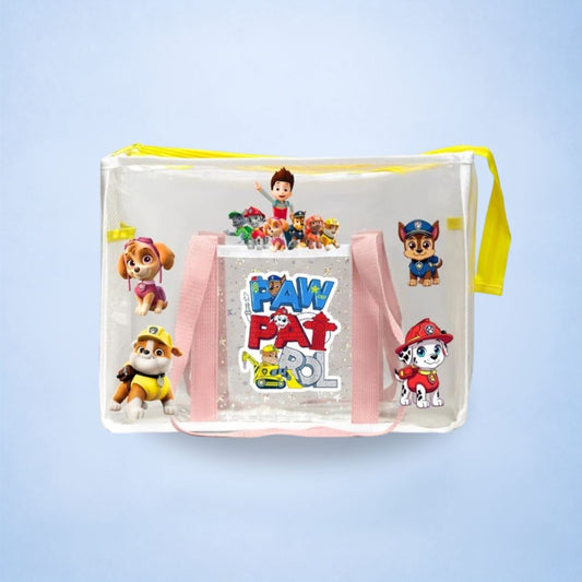 Blush Pink Waterproof Tote - Paw Patrol