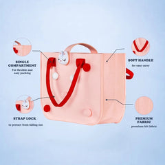 Premium Peach Hamper Gift Bag