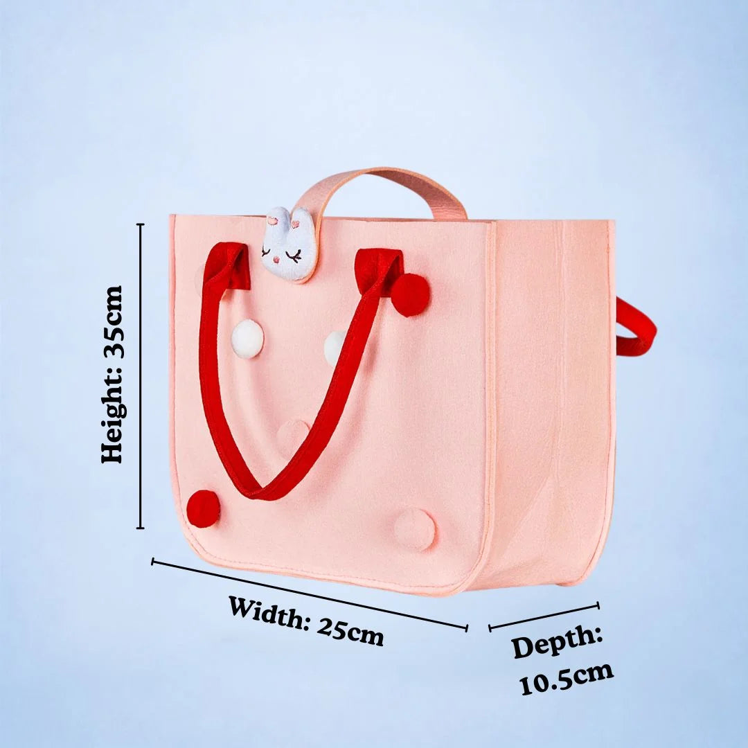 Premium Peach Hamper Gift Bag