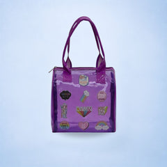 Purple Mini Me Waterproof Pop Tote