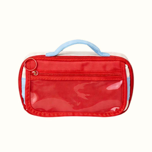 Red Blue Candy Pop Stationery Pouch