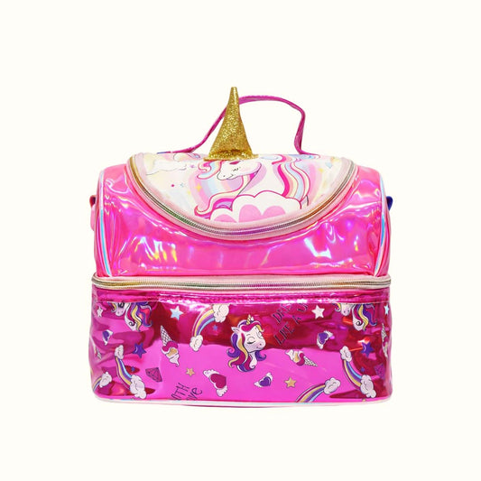 Pink Little Feast Lunch Bag - Stack