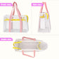 Blush Pink Clear Tote