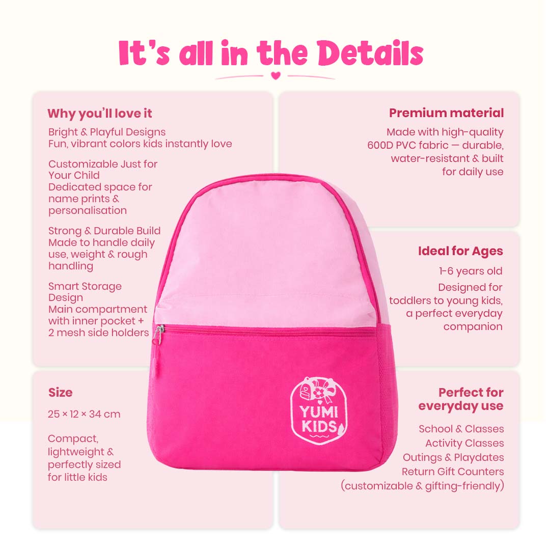 Pink Candy Pop Backpack Small