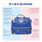 Blue Little Feast Lunch Bag - Stack