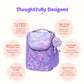 Lavender Little Feast Lunch Bag - Smart