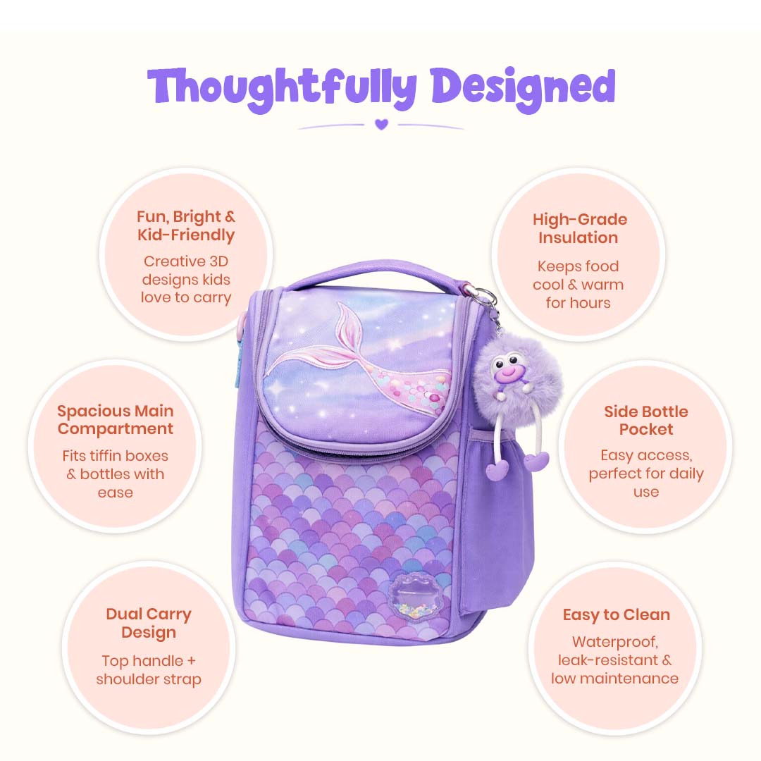 Lavender Little Feast Lunch Bag - Smart