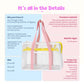 Blush Pink Clear Tote