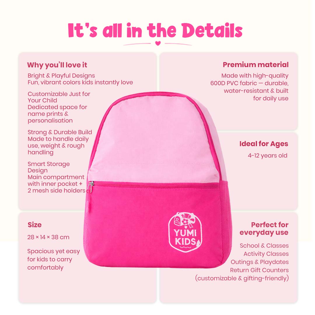 Pink Candy Pop Backpack Large