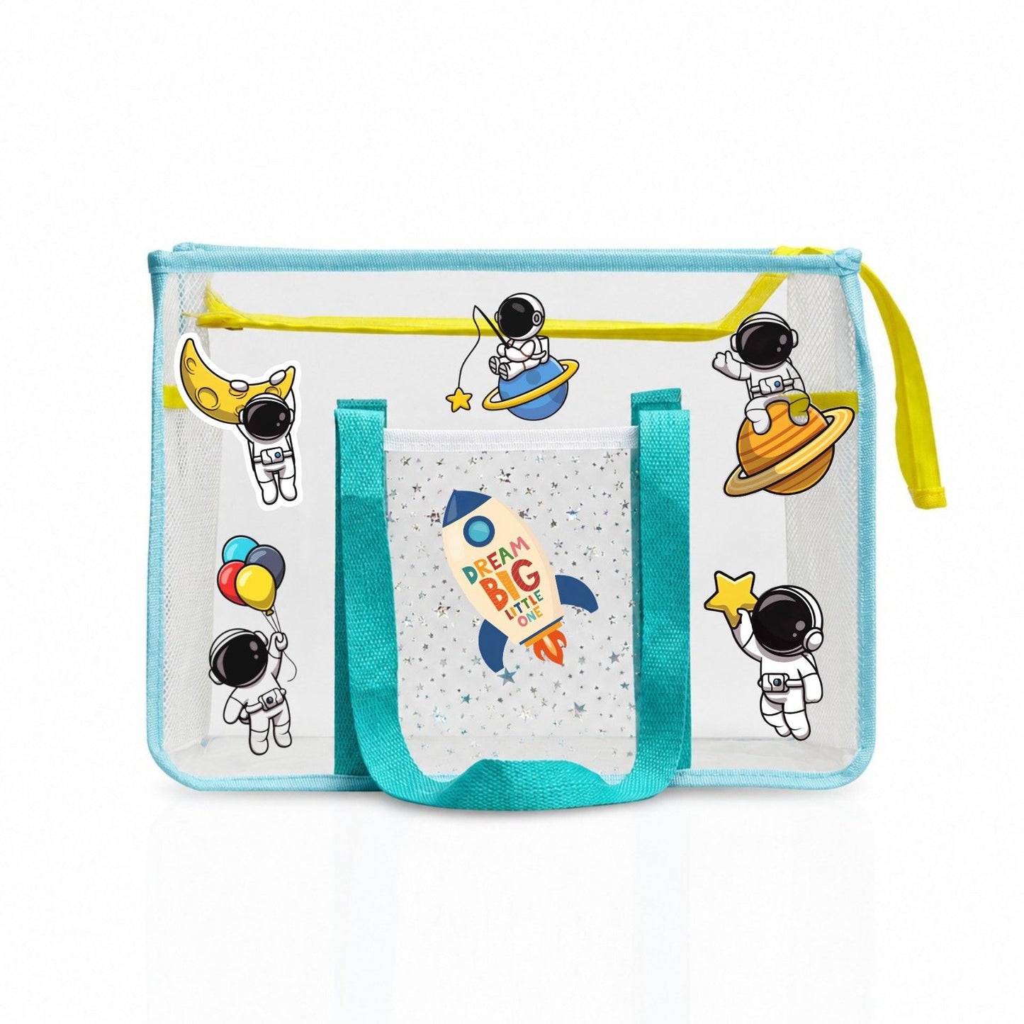 Ocean Blue Waterproof Tote - Space