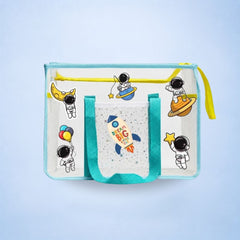 Ocean Blue Waterproof Tote - Space