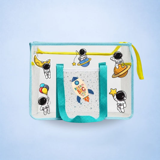 Ocean Blue Waterproof Tote - Space