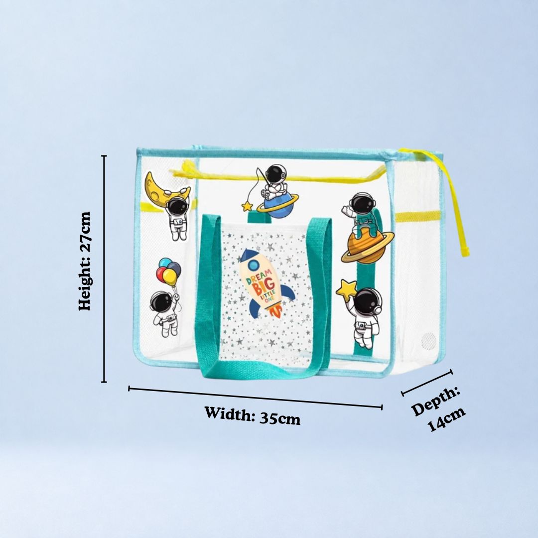 Ocean Blue Waterproof Tote - Space