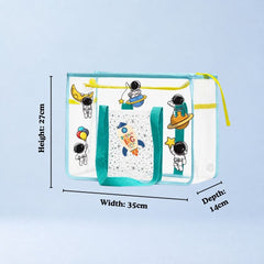 Ocean Blue Waterproof Tote - Space