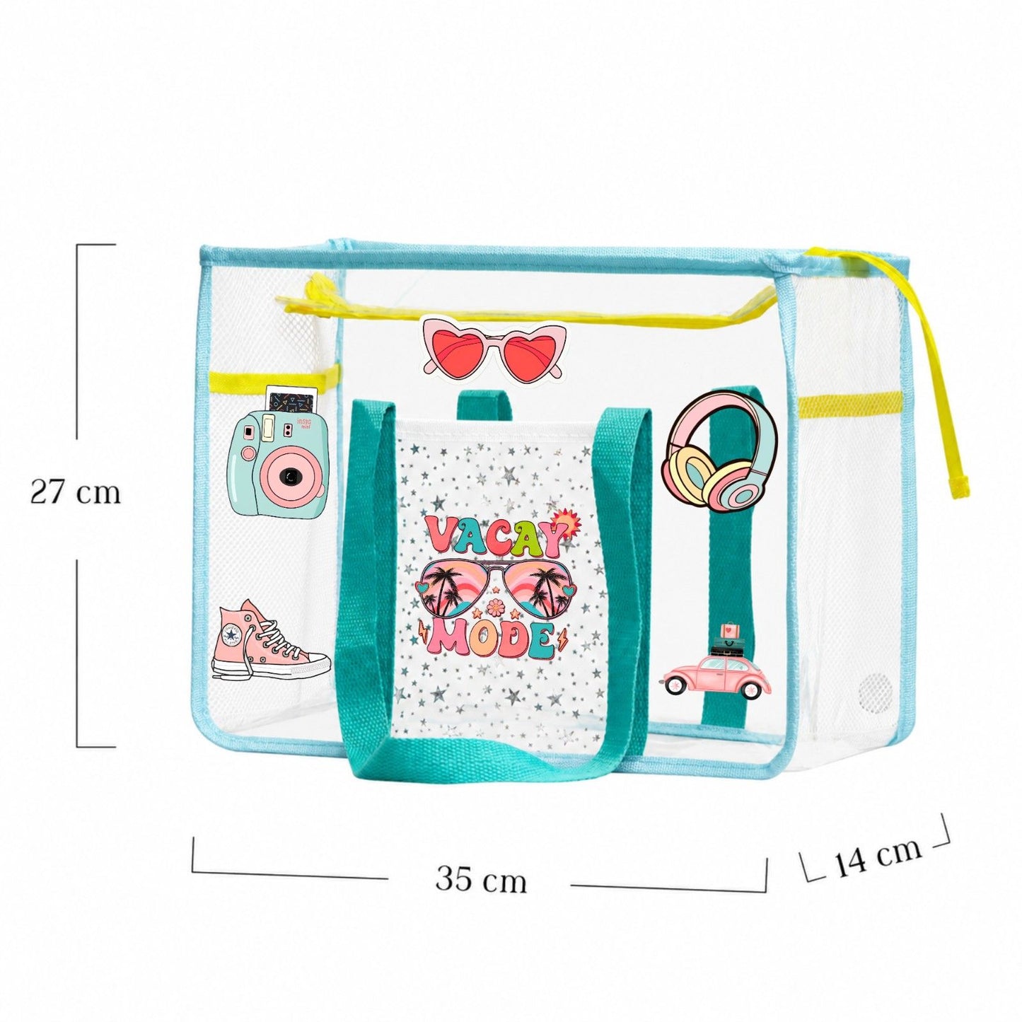 Ocean Blue Waterproof Tote - Vacay Mode