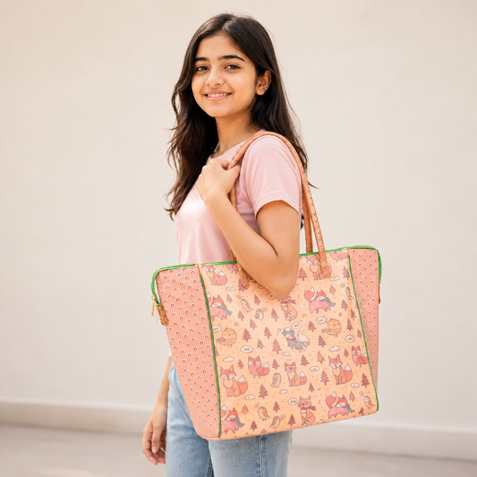 Wild Explorers Autumn Tote Bag