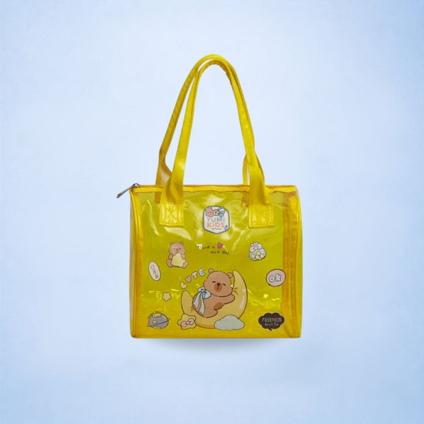Yellow Mini Me Waterproof  Pop Tote