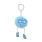 Pixel Blue Puff Pal Keychain