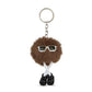 Coco Brown Puff Pal Keychain