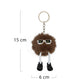 Coco Brown Puff Pal Keychain