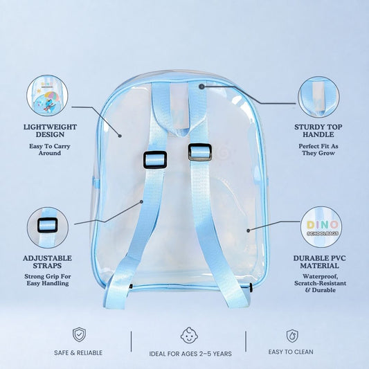 Dino Jelly School Backpack