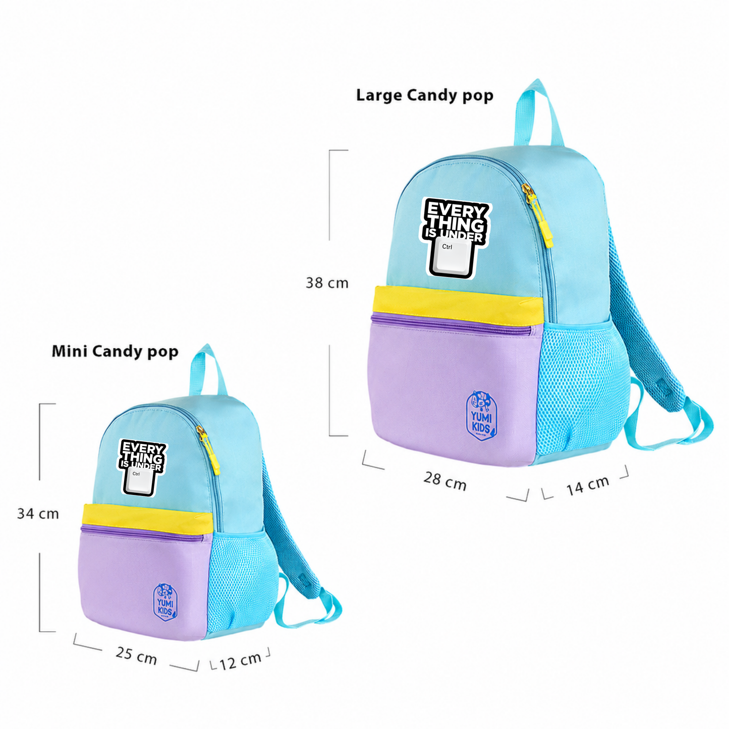 Under Ctrl - Blue Candy Pop School Backpack