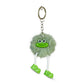 Mossy Green Puff Pal Keychain