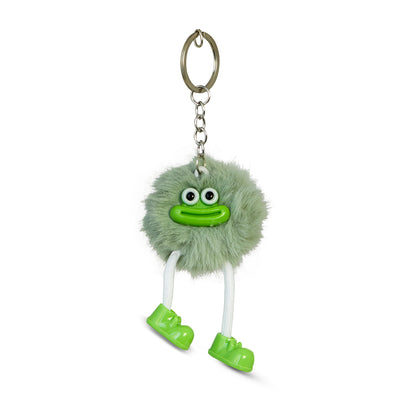 Mossy Green Puff Pal Keychain