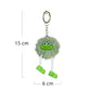 Mossy Green Puff Pal Keychain