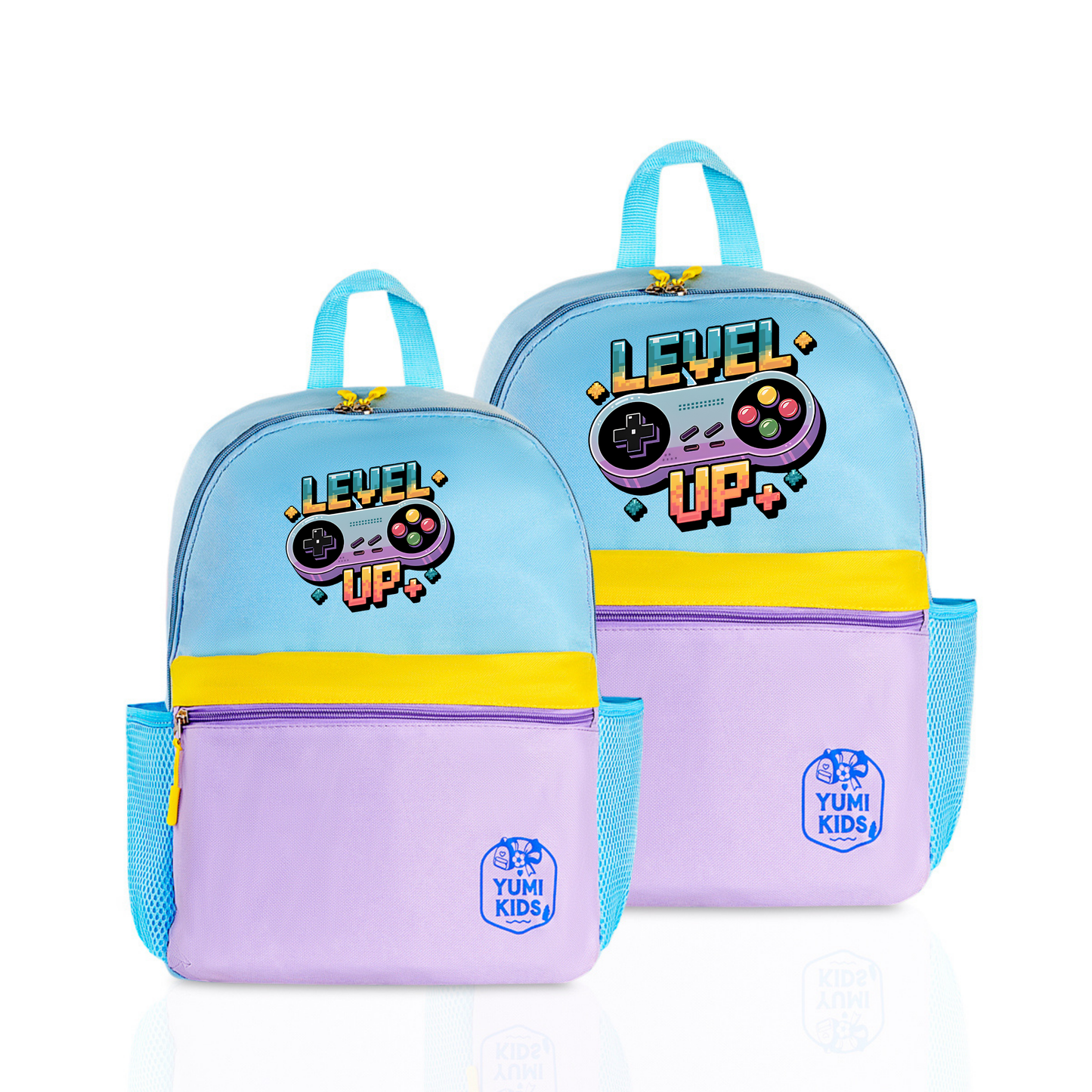 Level Up - Blue Candy Pop School Backpack