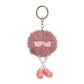Rosie Dusty Rose Puff Pal Keychain
