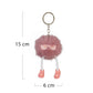 Rosie Dusty Rose Puff Pal Keychain