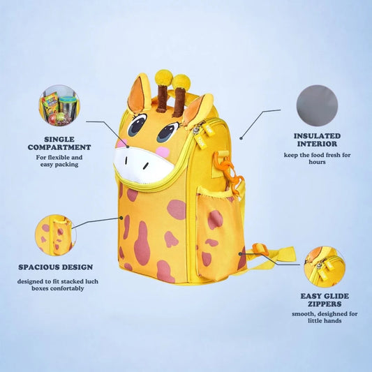 Little Giraffe Smart Kids Insulated Lunch Bag