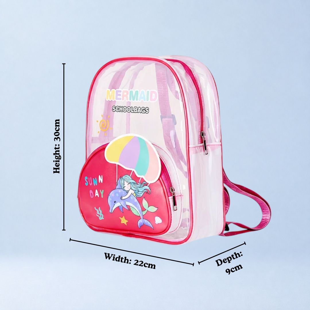 Mermaid Jelly School Backpack
